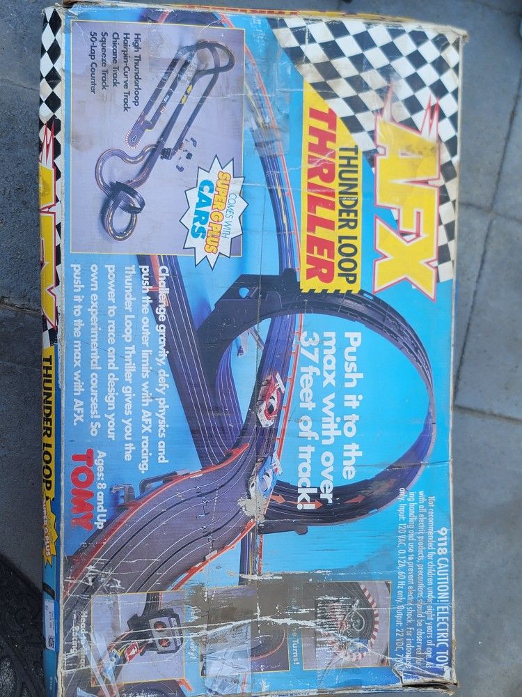 Vintage AFX Thunderloop Thriller - Rare 9118 SG+ By Tomy