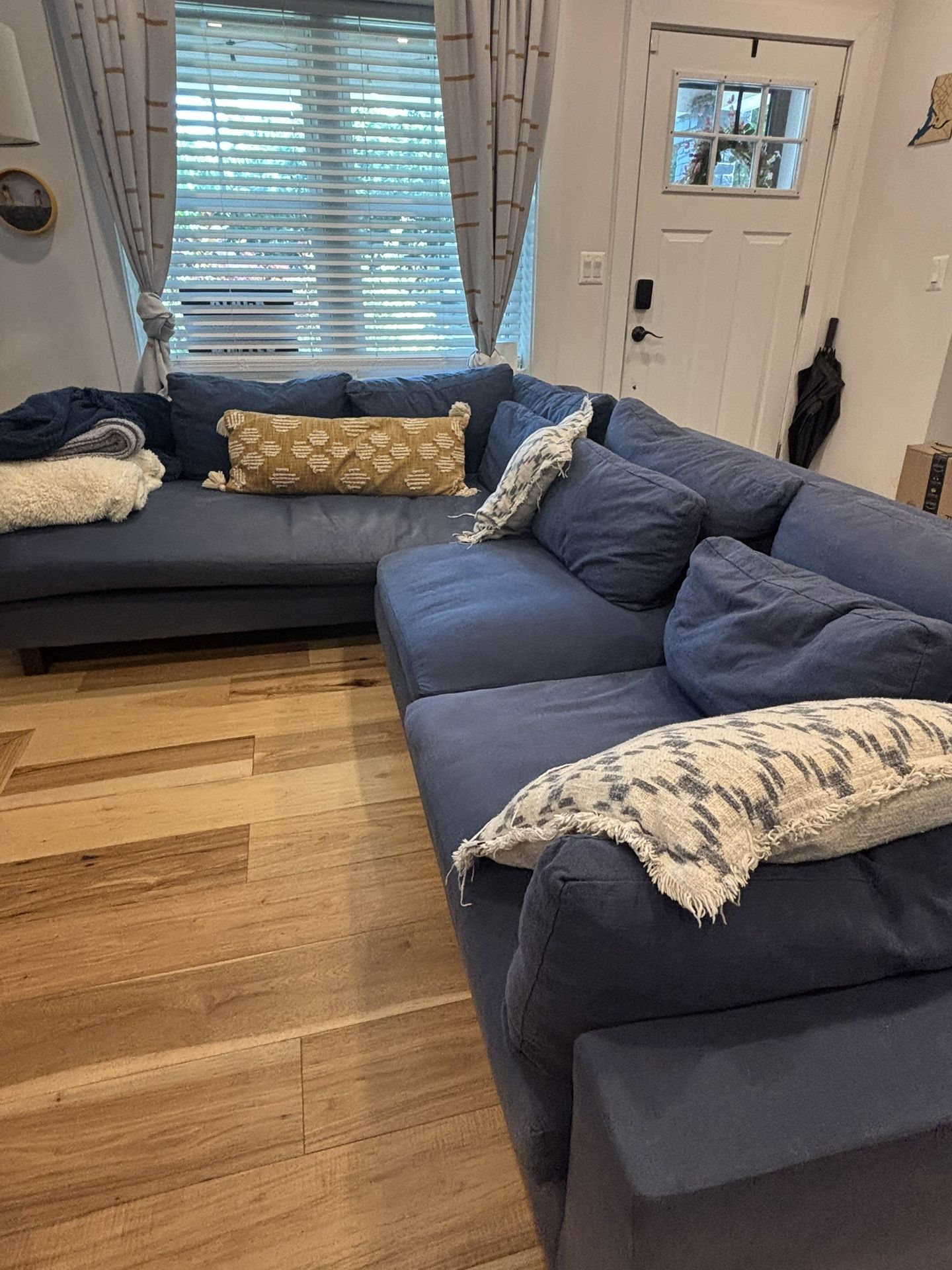 West Elm Chaise Sectional (color: Ink)