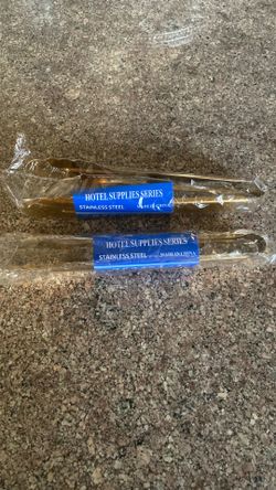 Stainless steel food tongs 9’