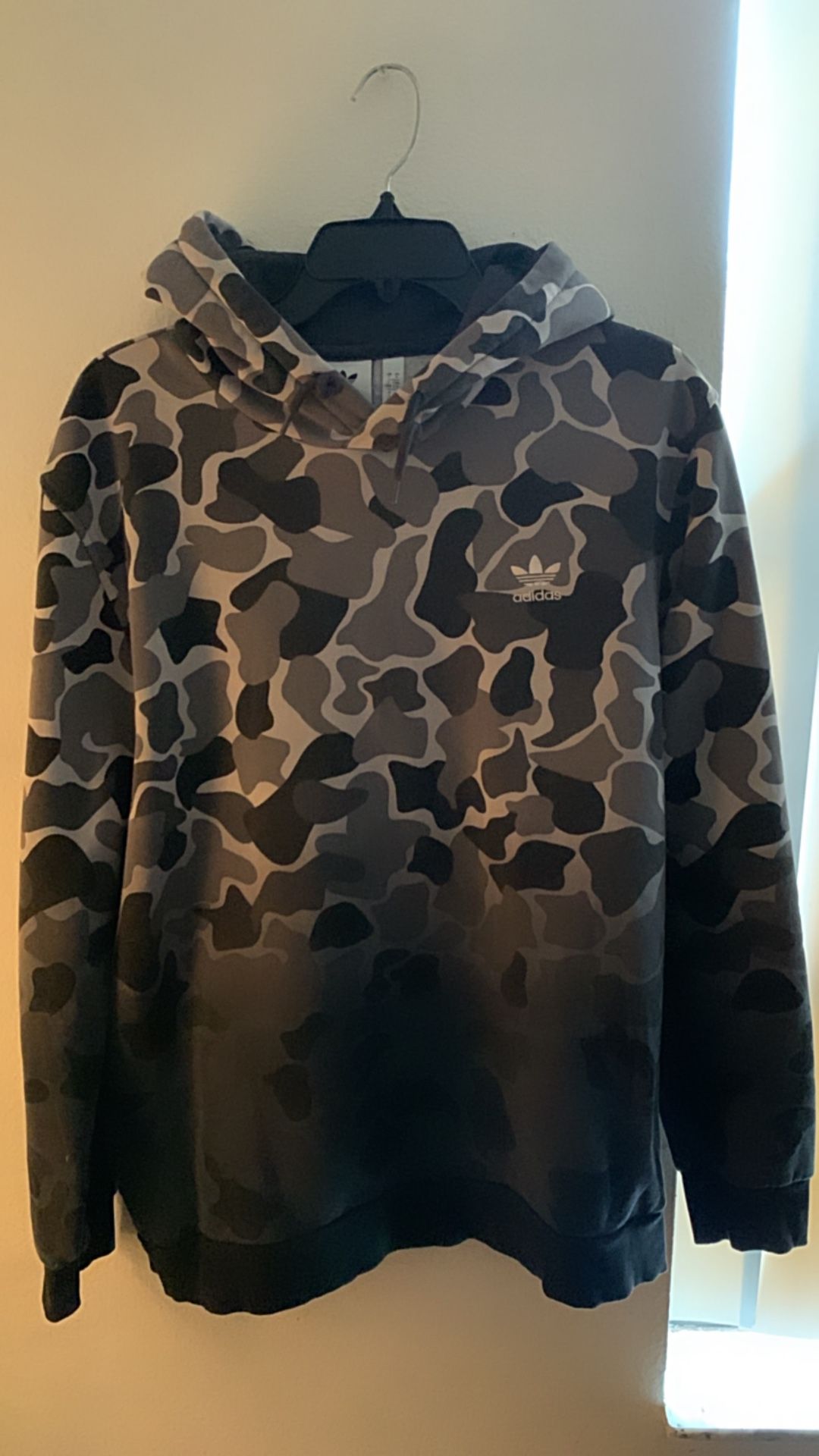 Adidas Mens Camo Hoodie