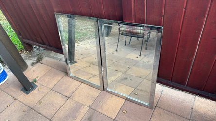 Mirrors chrome finish