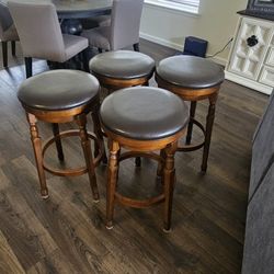 Swivel Bar Stools - like New - 29-inch tall