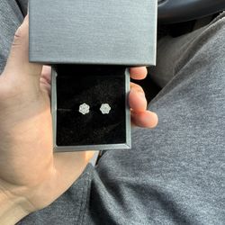 Vs1 Flower Set Ear Rings Lab Diamond 