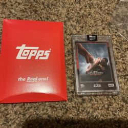 2025 Topps Captain America Brave New World Promo Marvel Collectible Card In Sealed Super Thick Case And Promo Box