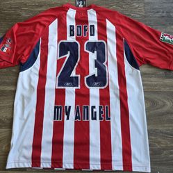 Reebok Chivas Guadalajara 04/05 Bofo Bautista Futbol Soccer Jersey Mens Size XXL