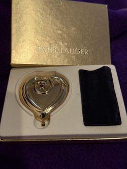 ESTEE LAUDER Translucent Pressed Powder Compact 1996 HEARTS OF HEARTS MIB