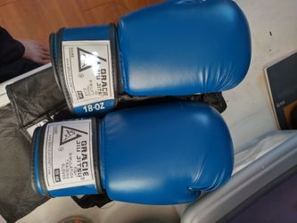 Official Gracie Jiujitsu Fight Sim 18oz Boxing Gloves