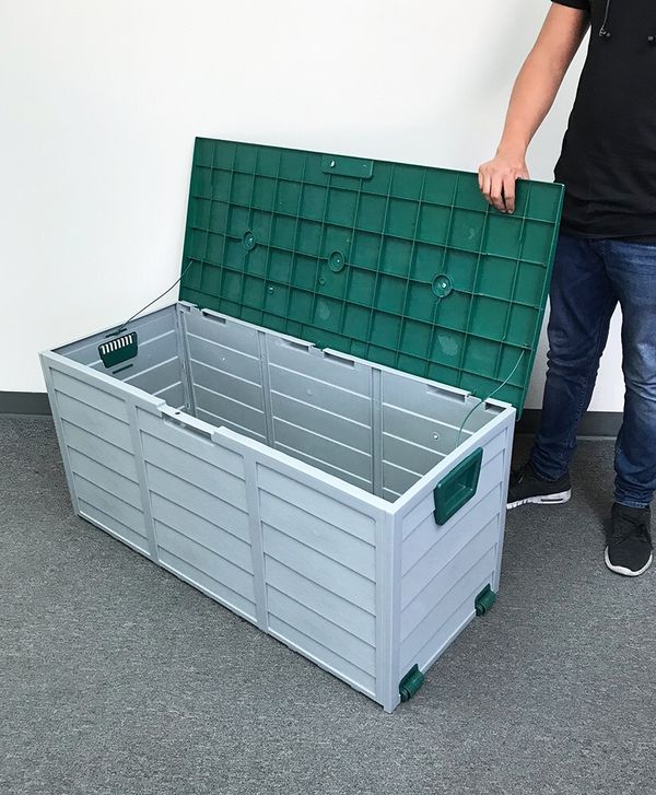 New 45 Each Plastic Storage Box 70 Gallon Outdoor Durable Shed Waterproof 44 X19 X21 For In South El Monte Ca Offerup
