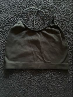Black workout top