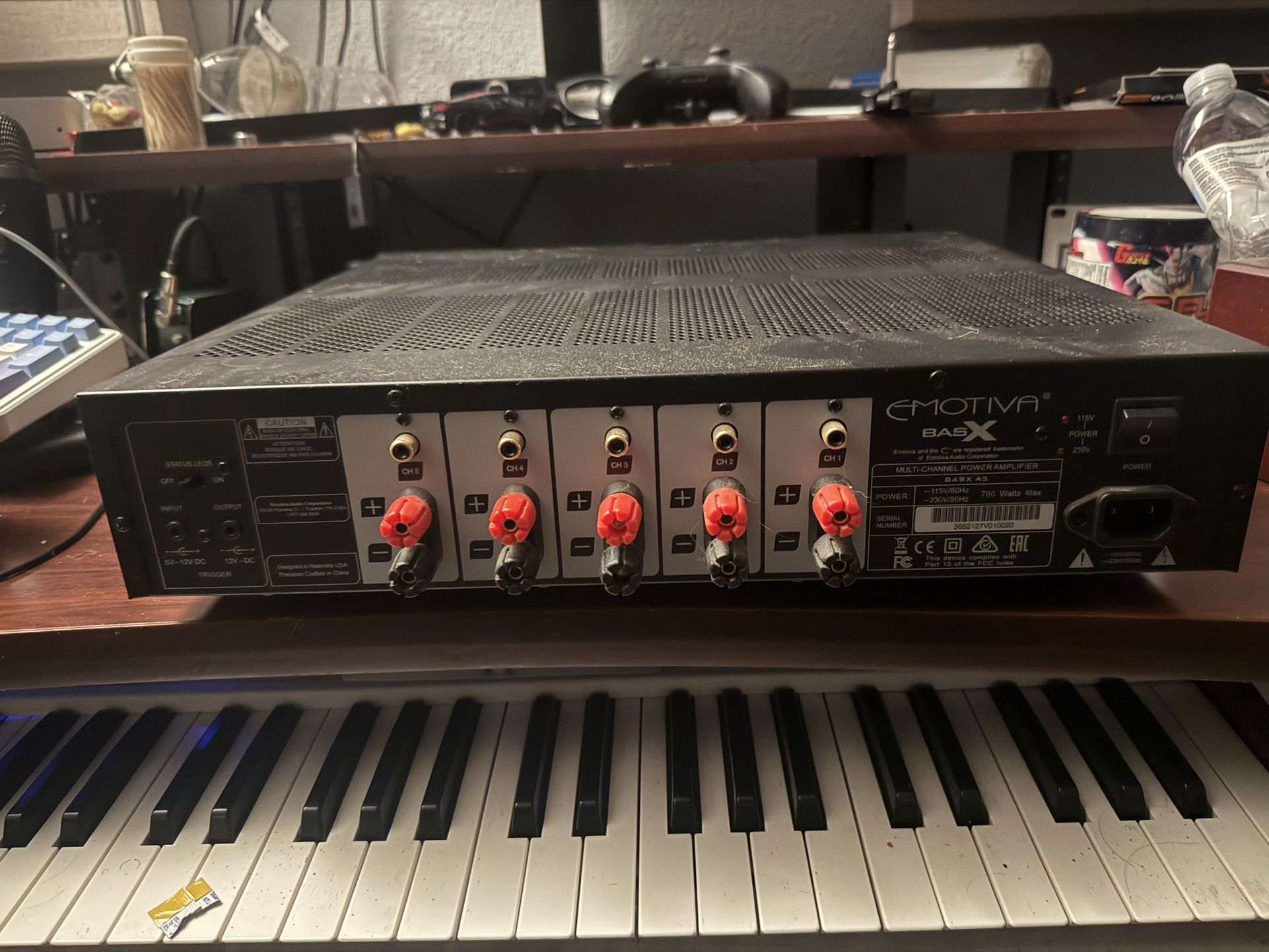 BasX A5 Five-Channel Power Amplifier