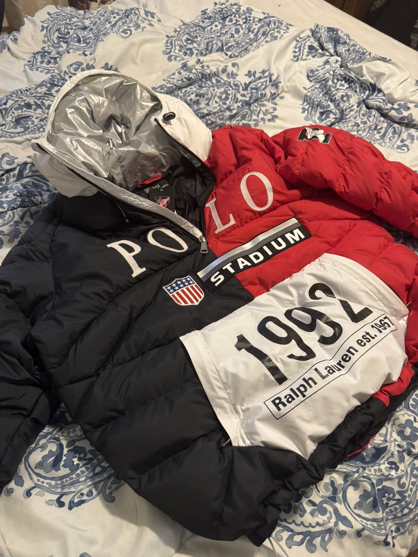 Limited Edition Ralph Lauren Stadium 1992 Puffer Jacket