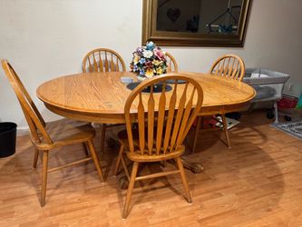 Dining table + chairs