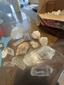 Quartz Crystals And Amethyst