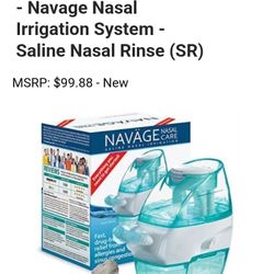 Navage Nasal Irrigation System  Starter Kit