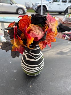 Autumn Floral Arrangement in Vase