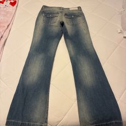 Light Wash Flare Jeans Size 24 PacSun
