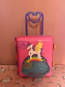 Polly Pocket Luggage With Accessories -like New -