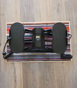 Rock Stepper Exercise Machine with Resistance Bands + a Mat
