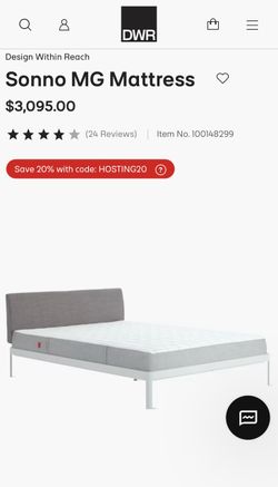 SONNO MG mattress Height 9" standard QUEEN SIZE FIRM MATTRESS