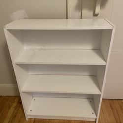 (Set Of 2) Robust White Bookshelves