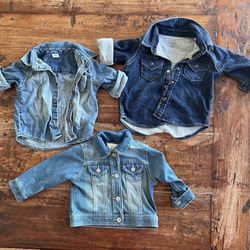 Baby Gap & Old Navy Toddler Jean Jackets
