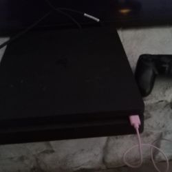 PS4 slim with remote with power cord no HDMI sometimes it loads and play games sometimes it doesn't for sell as is or trade for food EBT pm