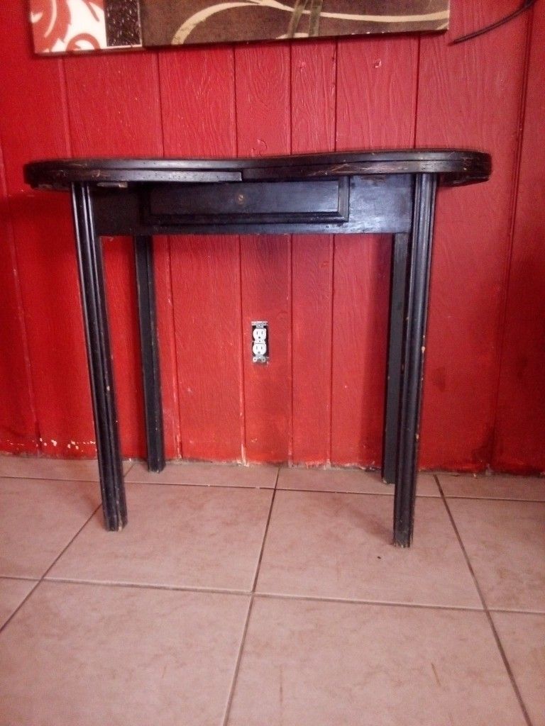 Black Antique Desk Table