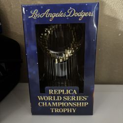 los angeles dodgers world series championship trophy replica 