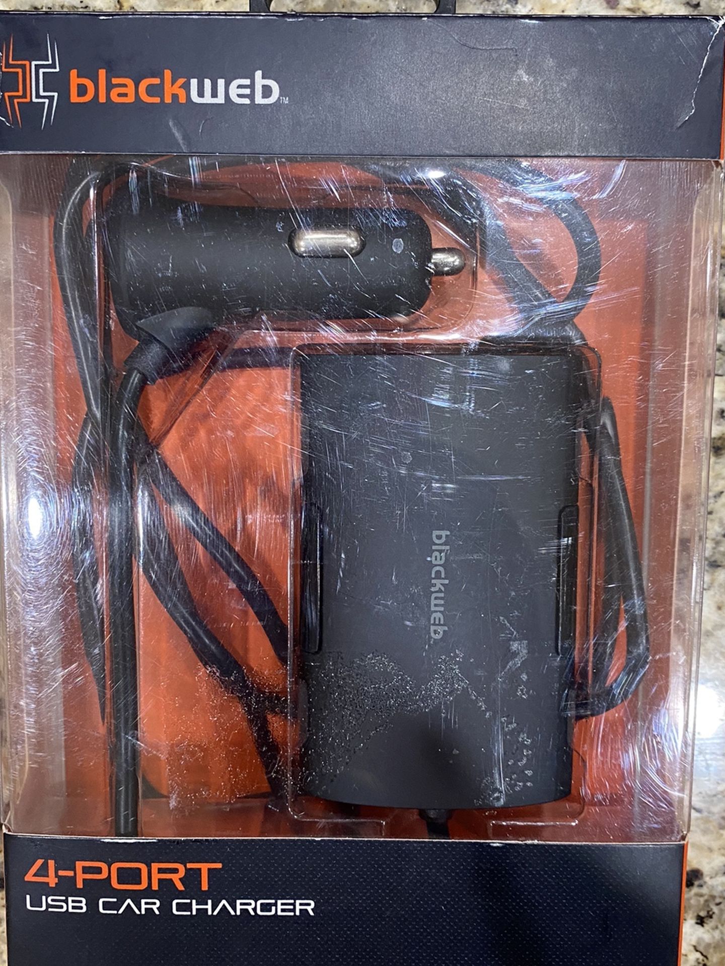 Blackweb 4 Port USB Car charger