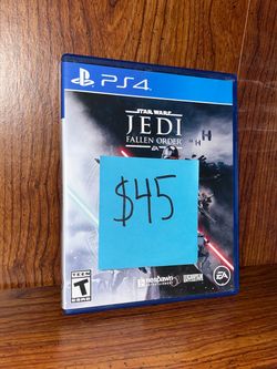 Blue PlayStation 4 & 5 Video Game PS5 Star Wars Jedi Fallen Order PS4