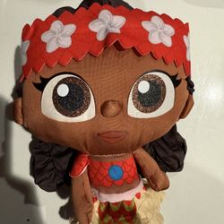 Disney Doorables Puffables Plush Moana 10 in Collectible Glittery Eyes