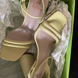 Brand New Sam Edelman Heels 6.5 Kia Kiwi Leather