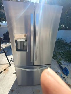 French doors refrigerator stainless
