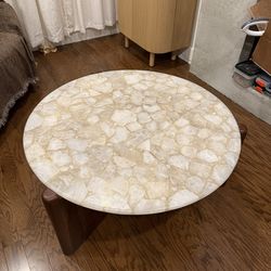 CB2 Santoro 37” quartz coffee table