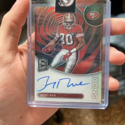 2023 Signed Jerry Rice Panini Card