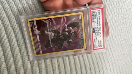 Psa10 armored Mewtwo  has a swirl