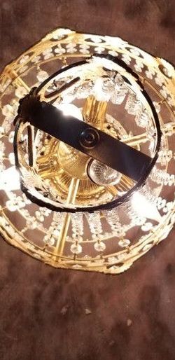 Little Chandelier/ Table Lamp