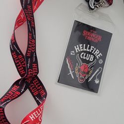 Stranger Things Hellfire Club Lanyard Exclusive From Touring Show