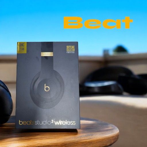 Beats Studio3 Wireless Headphones - Midnight Black (New in Box)