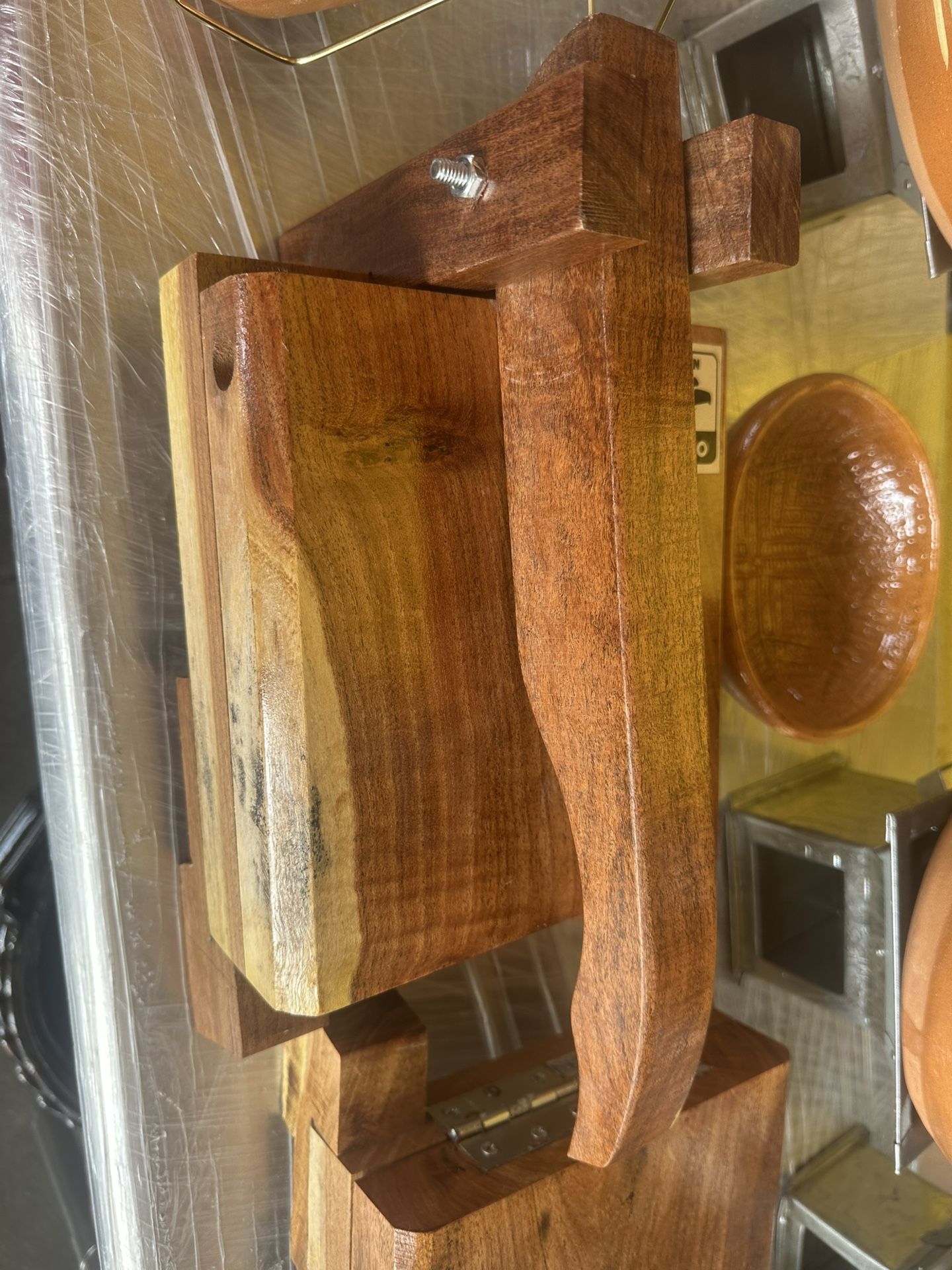 Mesquite Wood Tortilla Press.