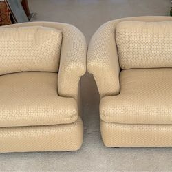 2 Upholstered Accent Chairs