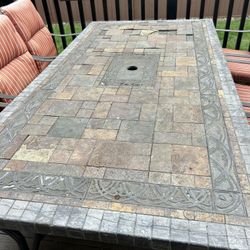 Stone Patio Table 