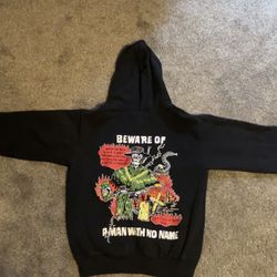 Warren Lotas "Beware of a Man With No Name" Hoodie in Black