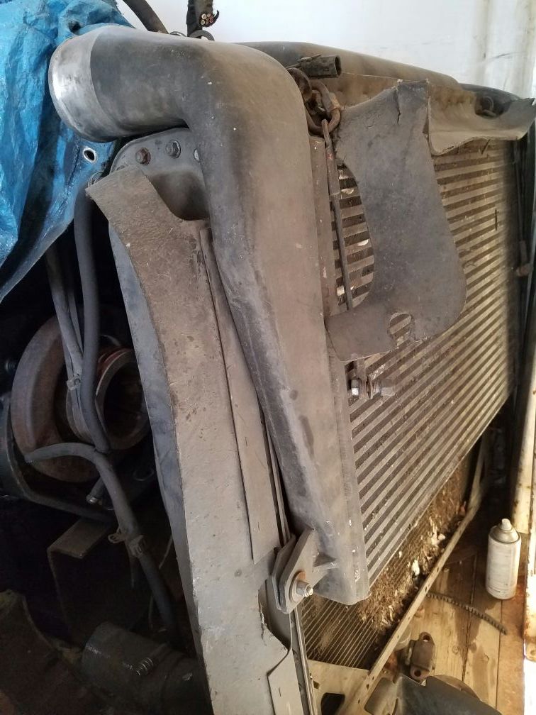 Freightliner fld120 radiator with after cooled