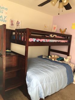 Bunk bed and dresser