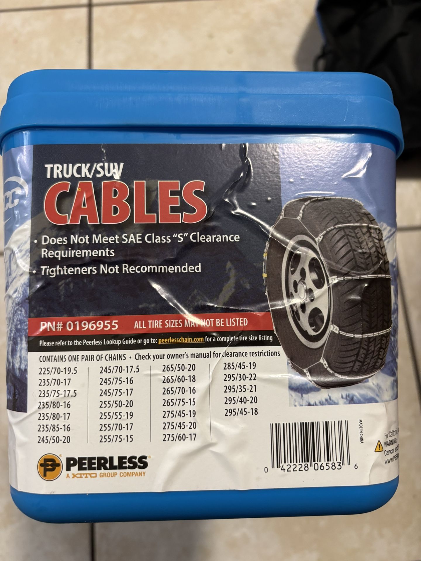 Snow Cables Brand New