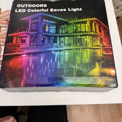 Colorful Eaves Lights
