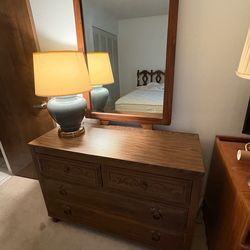 Dresser With Mirror And Nightstand