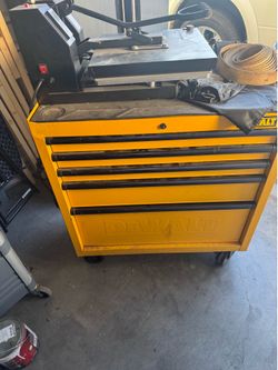 Dewalt took box with some tools