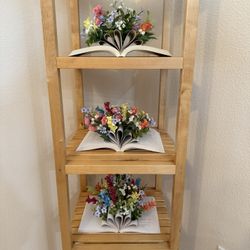 Floral Book Centerpieces 